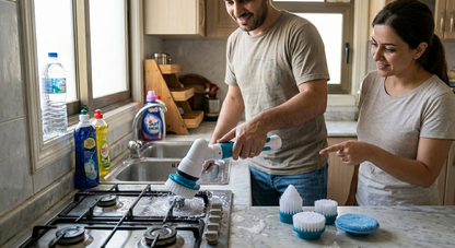 Cordless cleaning brush delivering powerful deep-clean performance – ZALVIRO Click