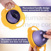Close Up Demonstration of Anti Slip Humanized Handle Design and Stable Bottom Foot Structure for Toddler Feeding