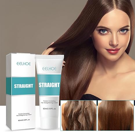 Eelhoe Silk & Gloss Hair Straightening Cream for Smooth Shiny Hair