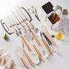 Premium 12-Piece Silicone Kitchen Utensil Set – طقم أدوات مطبخ سيليكون 12 قطعة