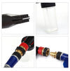 Detailed Parts of Zalviro Foam Gun - High-Quality Nozzle Tip, Clear Soap Container, and Quick-Connect Fittings.