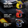 Product Selection Panel Displaying Mamba Blade Spiderweb Restraint and Black God of War Tactical Variations