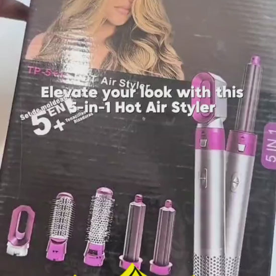 Zalviro Click 5-in-1 Hot Air Styler and Hair Dryer Box in UAE
