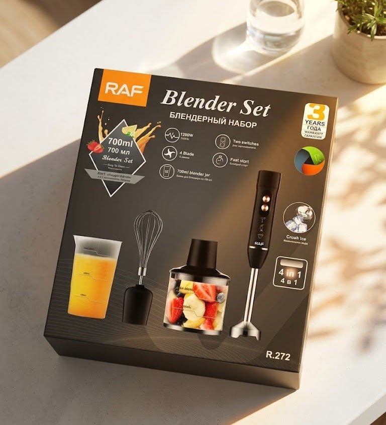 RAF Professional Blender Set 4-in-1 with Packaging Box - Zalviro