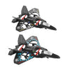 Zalviro L0712 RC Airplane Available in Blue and Red Decal Variations - Lightweight EPP Foam Stunt Fighter Jet.