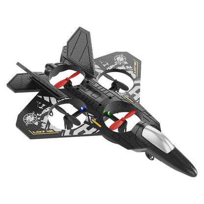 Zalviro L0712 Remote Control Fighter Jet Plane - High-Speed RC Airplane with 4-Propeller Drone Technology for Beginners.