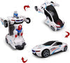 Step-by-Step Deformation Action of Zalviro Robot Car - 360 Degree Rotation and Flexible Movement for Kids.