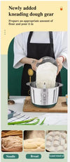 Zalviro Food Processor with Kneading Function - New Dough Kneading Gear for Effortless Baking and Flour Mixing.
